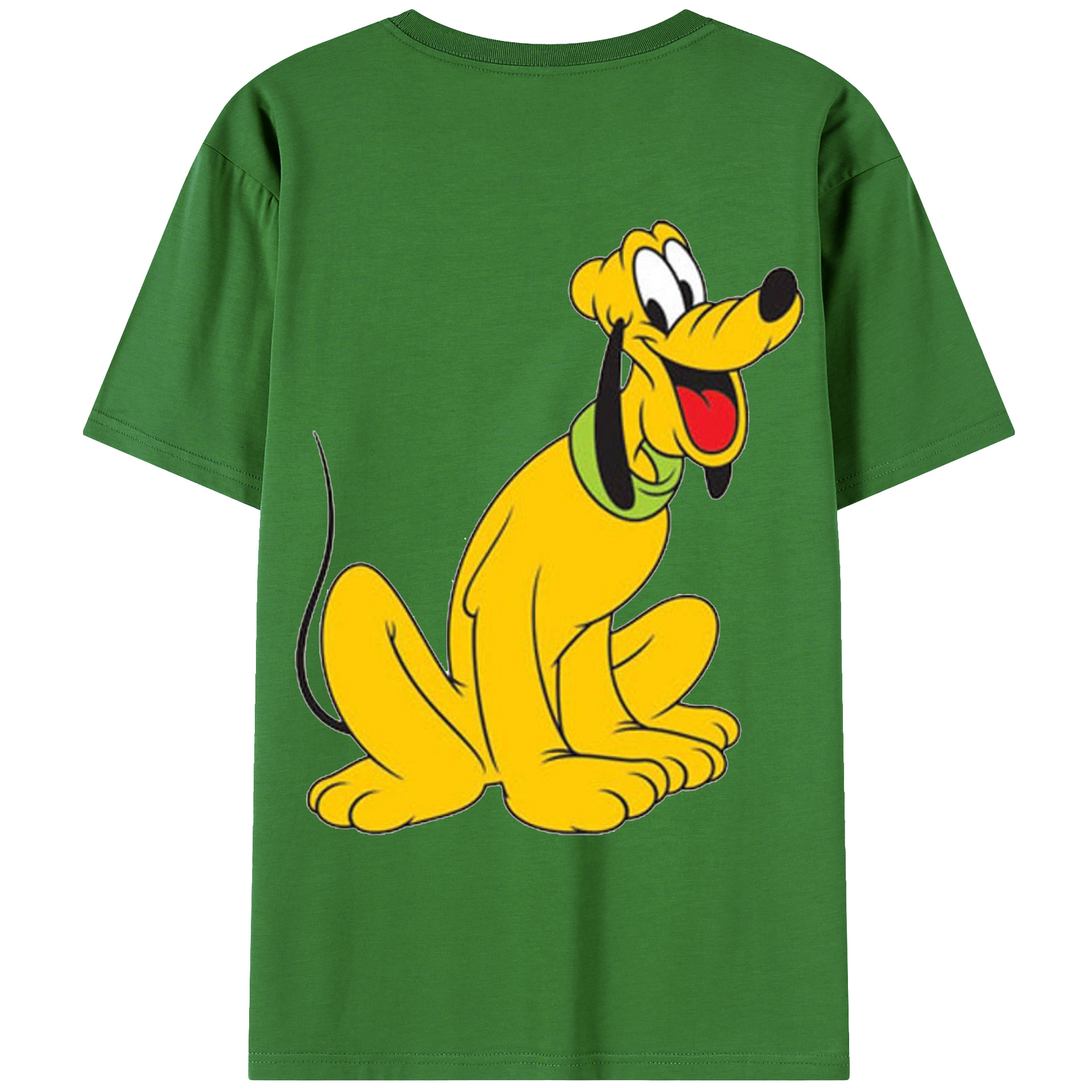 ミッキーマウス Mickey Mouse レディース半袖Tシャツ(バックプリント)
